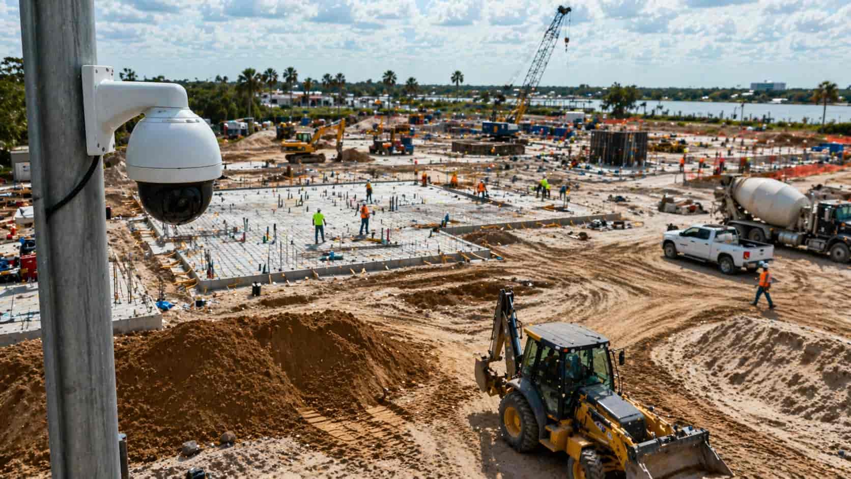 Job site security cameras for Florida contractors