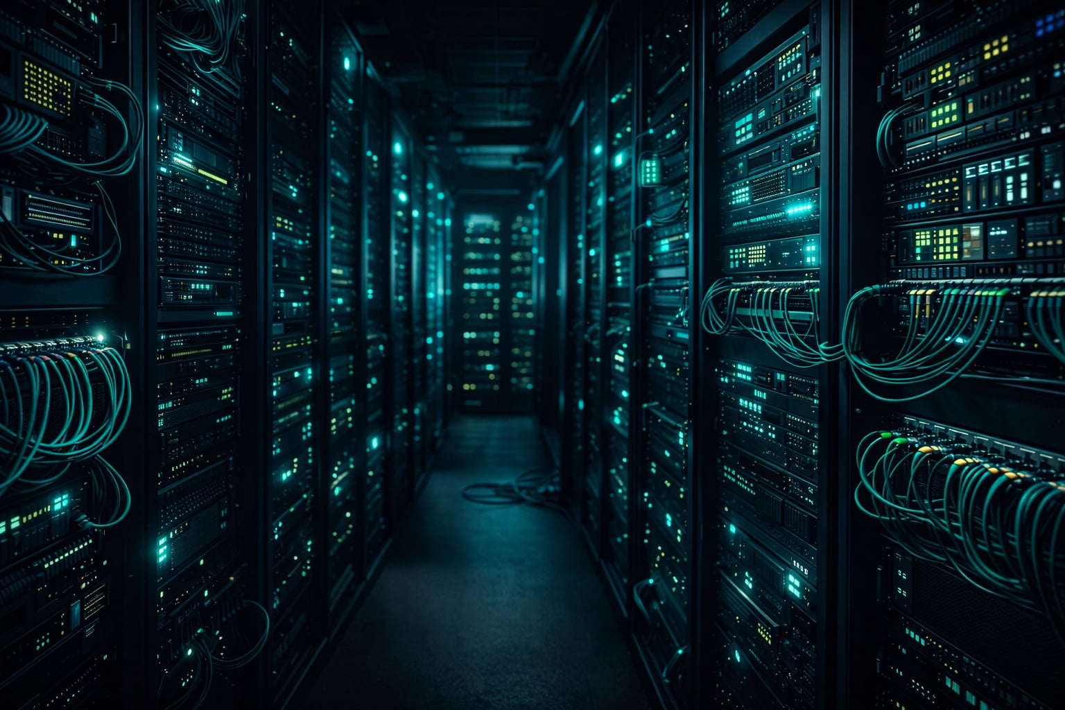 IT server room representing managed IT services in Ocala FL